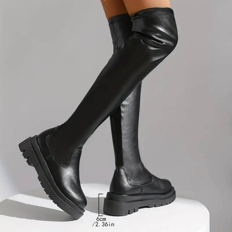 Pointed Toe Knee High Boots Zalando Yocbz Platform Boots For Women