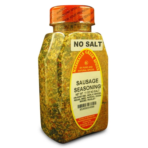 Marshalls Creek Spices, Select SAUSAGE SEASONING NO SALT 11 ounces