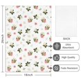 thumbnail image 2 of 2 Pcs Pioneer Flower Floral Print Pattern Kitchen Towels, Funny Microfiber Dish Towel Set, 18" X 26" Tea Towels, 2 of 6