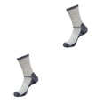 thumbnail image 3 of Minnieouse Algodón Manténgase cómodo y elegante con estos calcetines de baloncesto para hombre para la cancha Adaptarse bien a su pie gris claro Talla única 2Conjunto, 3 of 6