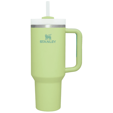 Stanley Quencher H2.0 FlowState Stainless Steel Vacuum Insulated Tumbler with Lid and Straw - 40OZ Citron
