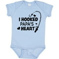 thumbnail image 3 of Inktastic I Hooked Papa's Heart with Fishing Rod Boys or Girls Baby Bodysuit, 3 of 5