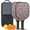 Pioneer Flower Floral-1, variant on Pickleball Paddles Set,Pioneer Flower Floral Print Pattern Fiberglass Surface Pickleball Racket Set with 2 Indoor Outdoor Pickleball Balls and Pickleball Bag,Pickle-ball Equipment