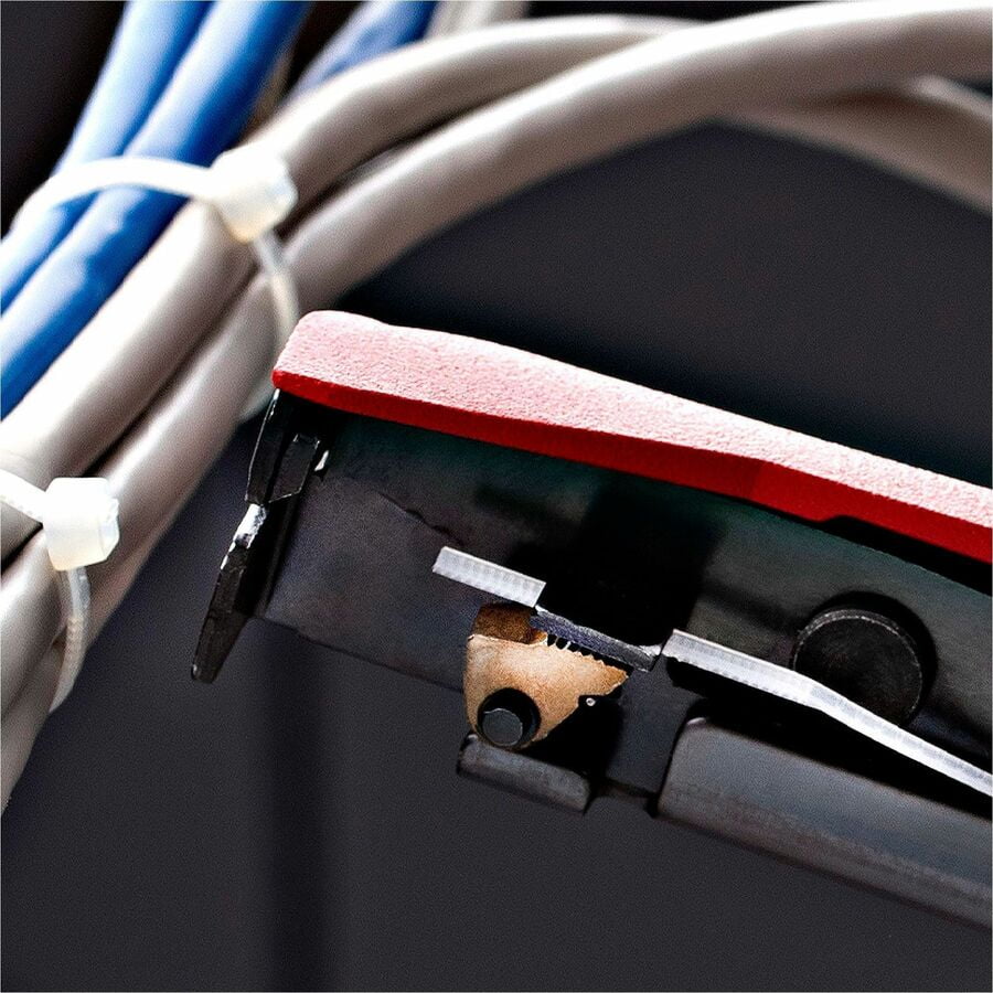 StarTech.com Nylon Cable Tie Gun, Zip Tie Cable Cutter/Installation Tool, Zip Tie Tensioning/Tightener, TAA Compliant
