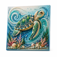 thumbnail image 2 of Ocean Pearl Art Kit for Adults, DIY 3D Octopus Wave Bead Painting Craft, Sparkling Marine Mosaic Wall Decor for Beach House Bathroom Bedroom Gift, 2 of 9