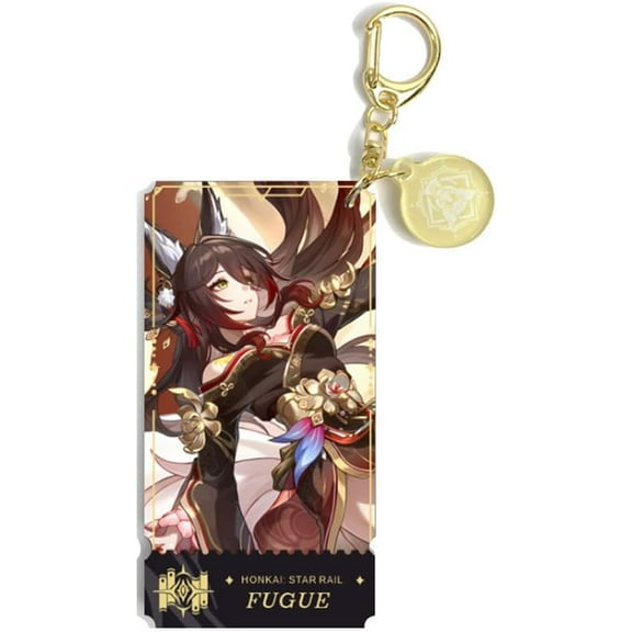 Game Honkai Star Rail Acrylic Keychain Figure Accessories Decorative Key Ring For Car Backpacks Fans Gifts