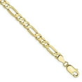 thumbnail image 2 of 10K Yellow Gold 4.5mm Light Figaro Chain, 2 of 3