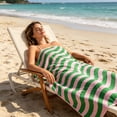 thumbnail image 1 of Fashionable Colorful Striped Beach Towels Soft And -fine Fiber Bath Towels For Bathing, 1 of 6