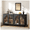 Black, variant on JOINICE Sideboard Buffet Cabinet Modern Accent Console Cabinet with Arched Glass Doors and Storage,Black,for Living Room,Dining Room,Entryway