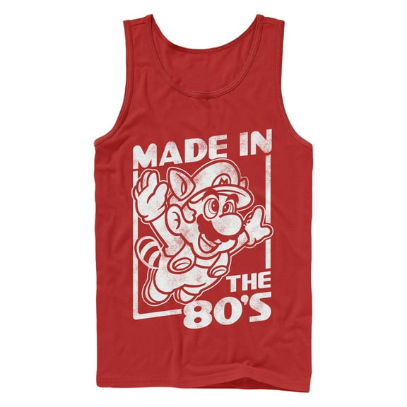 Men's Nintendo Made in the 80s Distressed Tank Top