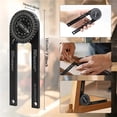 thumbnail image 4 of Miter Saw Protractor Aluminum Angle Finder Woodworking Angle Gauge For Carpenters/Renovation Work/Metal/All Building Trades ,Woodworking Protractor, 4 of 7