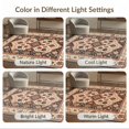 thumbnail image 7 of ODIKA 3'x5' Ultra-Soft Throw Mat, Dining Vintage Under Southwestern Boho Motifs Ornate Border Large None Washable, Bare feet friendly, Easy Care Indoor rug for Bedside, Vanity, 7 of 7