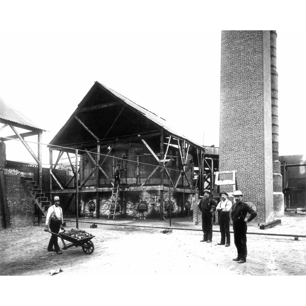 Oil Refinery 19Th Century. Nrefinery At Oil City Pennsylvania Late 19Th