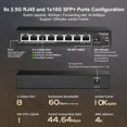 thumbnail image 4 of Switch administrado MokerLink de 8 puertos y 2.5 Gigabit con ranura SFP+ de 10 G, 4 of 8
