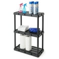 thumbnail image 6 of 3 Shelf Knect-A-Shelf Solid Light Duty Storage Unit 24 x 12 x 33 Organizer System for Home, Garage, or Basement, Black (2 Pack), 6 of 9