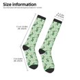 thumbnail image 5 of Daiia Sports Socks Cute Dinosaurs in Space Printed Novelty Crew Socks for Men Women Knee High Socks Cotton Socks Soft & Breathable Support Unisex Socks, 5 of 9