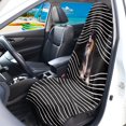 thumbnail image 1 of FUIALDOLG Terry Cloth Car Seat Cover Machine Washable, Compatible with Truck Seat Van, Bucket Seat Protector Fit for Sedan Vehicle, Bernese Mountain Dog Print 1 Pack, 1 of 3