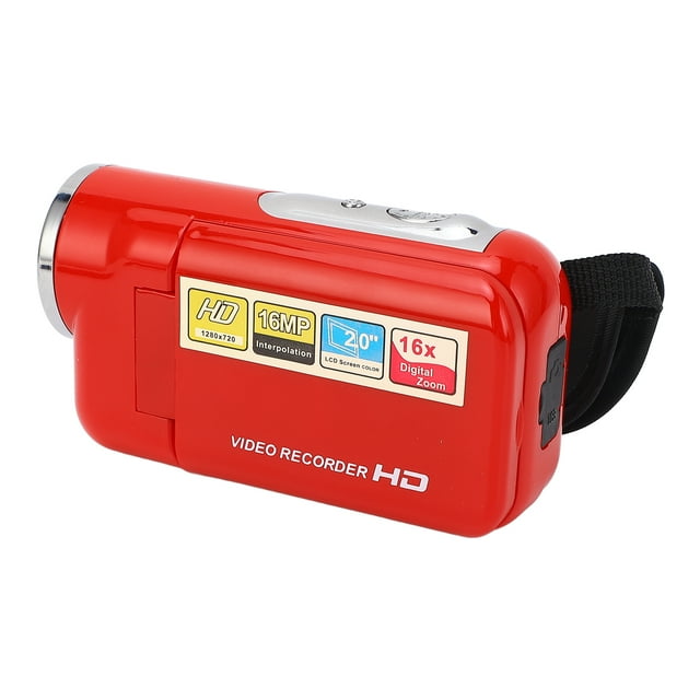 Videocámarae Videocámarae Grabadora de Cámara Digital 16MP 1080P, CámaRae de Videocámae Con Zoom Digital HD 16X Con Pantalla de Rotación de 2 Pulgadas, Videocámara
