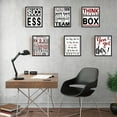thumbnail image 6 of 1set 6pcs/set Canvas Prints Success You Got This Office Rules Canvas Art Office Inspirational Painting tive Wall Art Pictures for Office Wall Decor 25x20cm Other (Craft & Sewing supplies Storage), 6 of 6