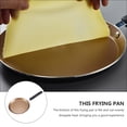 thumbnail image 3 of FONDOTIN 1Pack Golden Aluminum Alloy Non-Stick Frying Pan for Even Heat Dissipation Induction Cooker Compatible 8 Inch, 3 of 8