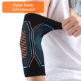 thumbnail image 3 of LYMAYTER 1Pc Elbow Brace Arm Compression Sleeve High Elastic Breathable Wear Resistant Targeted Support Elbow Pads Sports Protective, 3 of 8