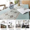 thumbnail image 4 of Elegante mantel estampado de estilo chino, mantel a prueba de polvo, mantel rectangular, mesa de té de jardín con borlas, mantel de mesa de comedor, 4 of 5