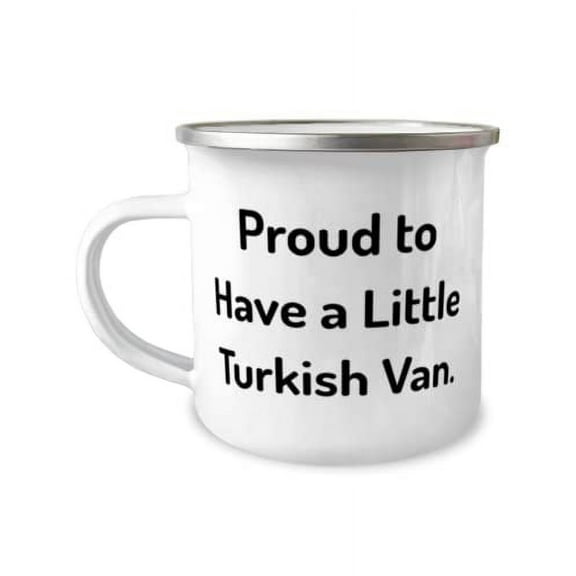 Cute Turkish Van Cat, Proud to Have a Little Turkish Van, Inspire Holiday 12oz Camper Mug For Friends