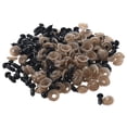 thumbnail image 2 of 100Pcs 6mm Black Plastic Safety Eye Washers For Teddy Toy Eyes Puppet Doll Craft, 2 of 5