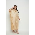 thumbnail image 3 of Oussum Plus Size Embroidered Kaftan Dresses for Women Long Solid Caftan Dress, 3 of 8