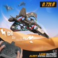 thumbnail image 4 of Avión a control remoto BEZGAR Jet Fighter con volteretas de 360°, 4 of 8