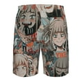 thumbnail image 6 of My Hero Academia Himiko Toga Cute Men's Beach Shorts Swim Trunks Casual Quick Dry Board Shorts Swimwear with Mesh Lined and Pockets, 6 of 8