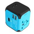 thumbnail image 1 of Adaptador de enchufe Toma de corriente Cargador de viaje Carga rápida con 2 puertos USB para exteriores, 1 of 8