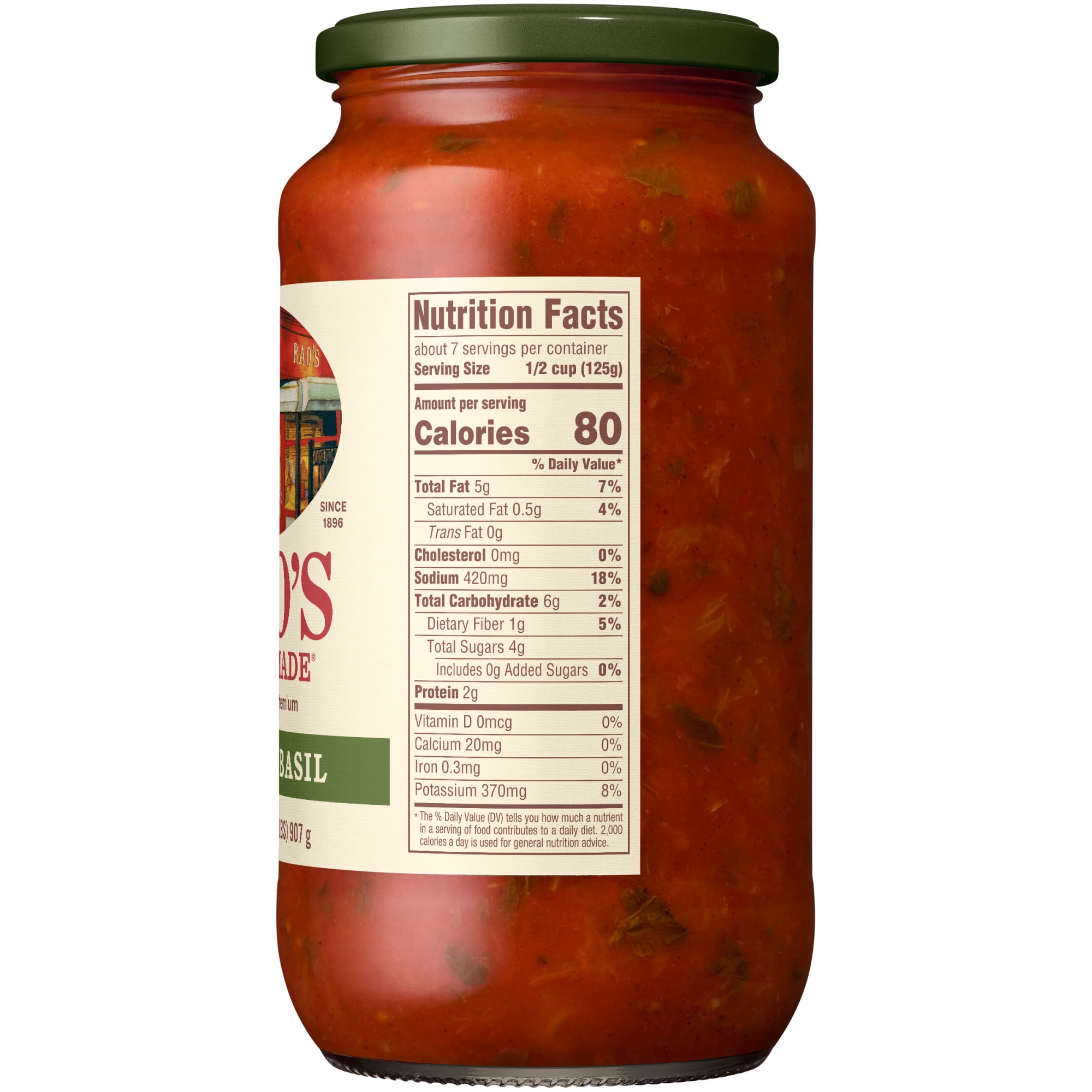 (3 pack) Rao's Homemade Tomato Basil Sauce Made with Italian Tomatoes, 32 oz
