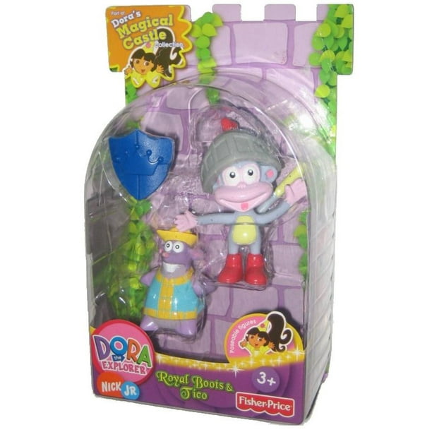 Dora The Explorer Magical Castle Royal Boots & Tico Fisher Price