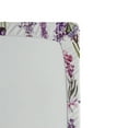 thumbnail image 3 of Ambesonne Floral Fitted Sheet, Minimalist Spring Romance, King Size, Violet Pink and Green, 3 of 5