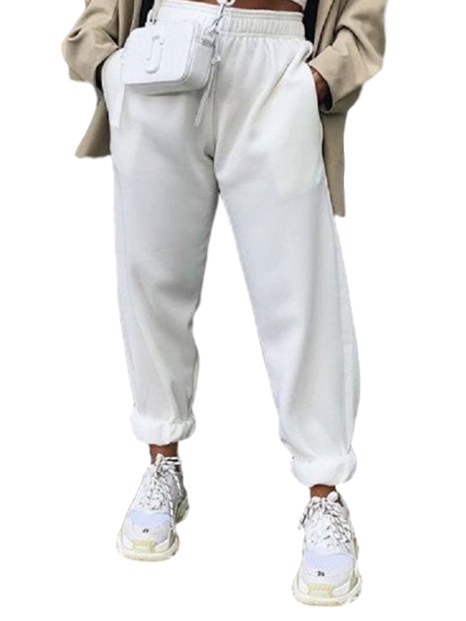 khaki joggers womens walmart