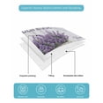 thumbnail image 5 of Quilts Twin XL Size, Purple Vintage Lavenders Soft Comforter Bedding Set for Bed, Farmhouse Wooden Retro Art Lightweight Quilted Bedspread with Pillow Cover(2 Pieces) for All Season, 68x98 Inch, 5 of 6