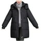 thumbnail image 1 of Chaqueta de invierno de algodón para mujer, con capucha, manga larga, informal, con bolsillos laterales y capucha., 1 of 4