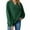 Green, variant on ZyeKqe Sweatshirts for Women Long Sleeve Tops Casual V Neck Pullover Top Loose Fitted Solid Comfy Plain Fall Outfits
