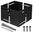 thumbnail image 1 of EIGTHTAIL1 Set Post Protector Adjustable Post Sleeve Fence Post Metal Protector Heavy-Duty Post Protector For Mailboxes And Decks, 1 of 8