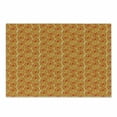 thumbnail image 1 of Orange Cutting Board, Tropic Summer Hibiscus and Monstera in Warm Tone, Decorative Tempered Glass Cutting and Serving Board, in 3 Sizes, by Ambesonne, 1 of 2