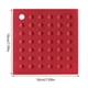thumbnail image 4 of Cateissary Almohadillas de aislamiento térmico de silicona, accesorios profesionales para el hogar, almohadillas gruesas de soporte para ollas de Almacenamiento y organización del hogar Rojo, 4 of 6