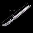thumbnail image 3 of Fiudx Stainless Steel Scraper Knife Pig Chicken Hair Removal Knife Kitchen Scraper Meat and Poultry Tools. Kitchen Knife, 3 of 7