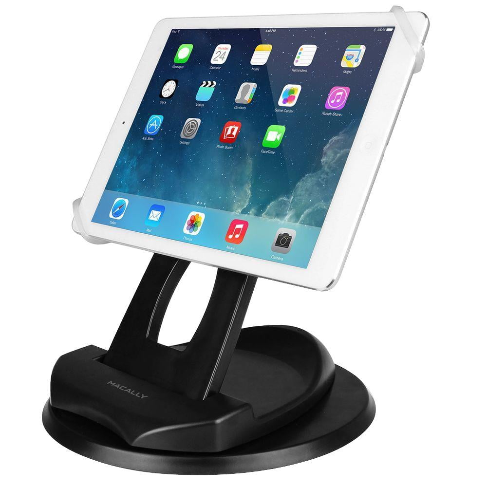 Macally Spingrip Desk And Hand Holder For Apple Ipad Black