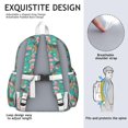 thumbnail image 5 of German Shepherd Dog and Flower Backpack for School,Cute School Bag,Schoolbag with Adjustable Shoulder Straps & Padded Back,13.4"x11"x4.7", 5 of 6