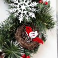 thumbnail image 2 of Christmas Decoration Snowflake Pine Cone Bow Simulation Christmas Partys Decoration Pendant, 2 of 5