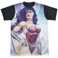 thumbnail image 1 of JLA Warrior Goddess Unisex Adult Halloween Costume Sublimated T Shirt, 1 of 4