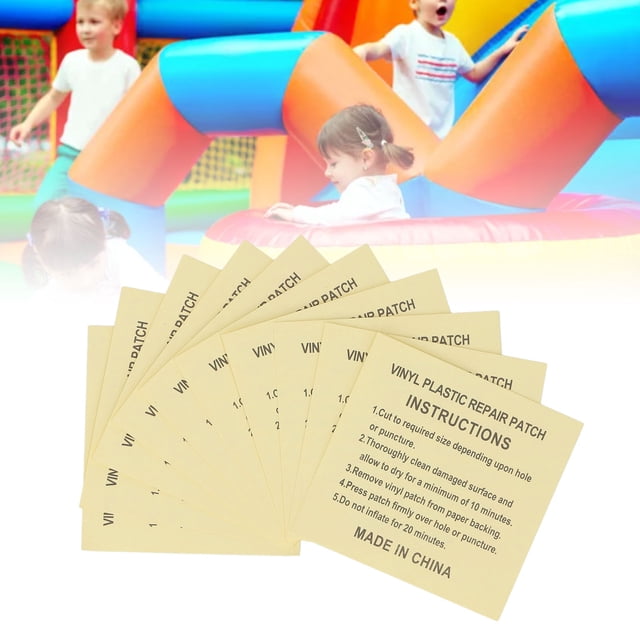 Air Mattress Repair Patch, Transparent Inflatable Toy Patch PVC Water Resistant for Swimming Ring