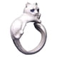 thumbnail image 1 of Anillos para mujer, regalos para mujer, grandes ojos azules, linda pata abierta femenina, un anillo, 1 of 3