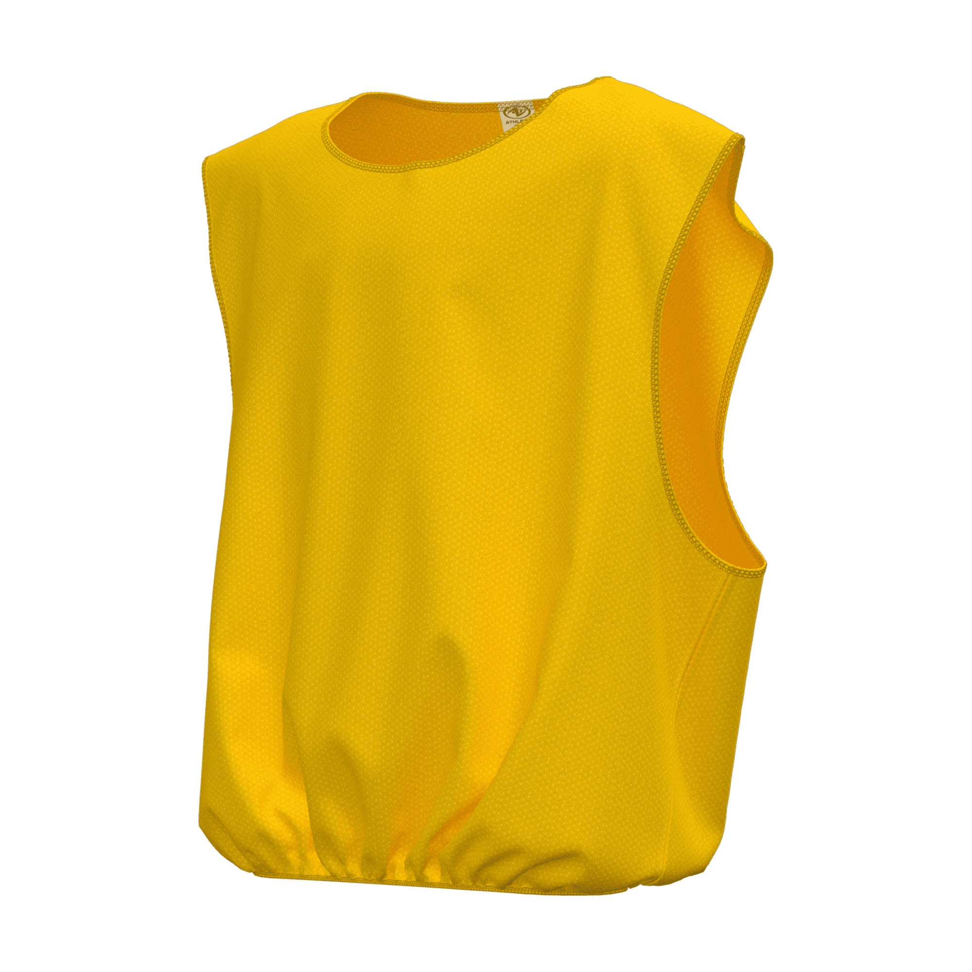 (12 pack) Athletic Works Sleeveless Pullover Junior Scrimmage Vest&nbsp;(Kids), Yellow